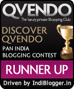 DISCOVER QVENDO IndiBlogger contest runner up