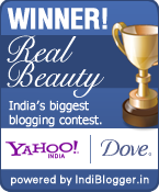 Dove Real Beauty IndiBlogger contest winner!
