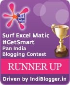 Surf Excel Matic #GetSmart Surf Excelmatic IndiBlogger Contest Runner Up