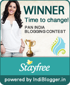 Stayfree Time To Change! IndiBlogger Contest Winner