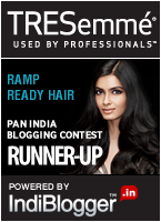 TRESemmé Ramp Ready Hair - IndiBlogger Contest Runner-up