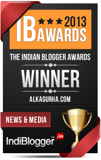 This blog won the 2013 Indian Blogger Awards - News & Media