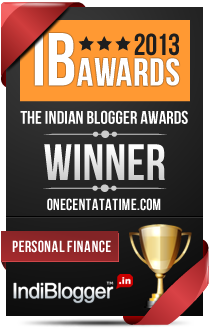 This blog won the 2013 Indian Blogger Awards - Personal Finance