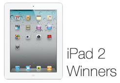 iPad 2 winners