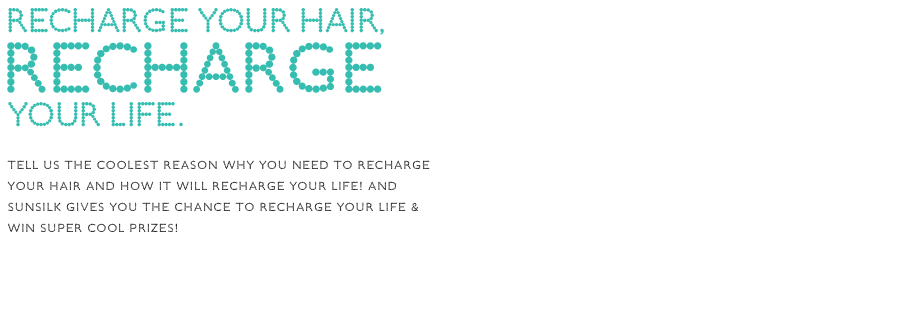 Recharge your hair with Sunsilk