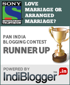 Sony Entertainment Television - IndiBlogger Contest Runner-up
