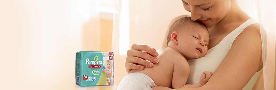 PAMPERS - DRY BABY HAPPY BABY