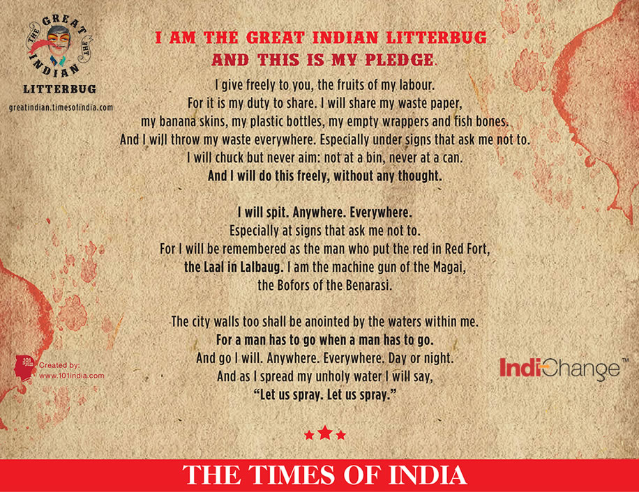 THE GREAT INDIAN LITTERBUG