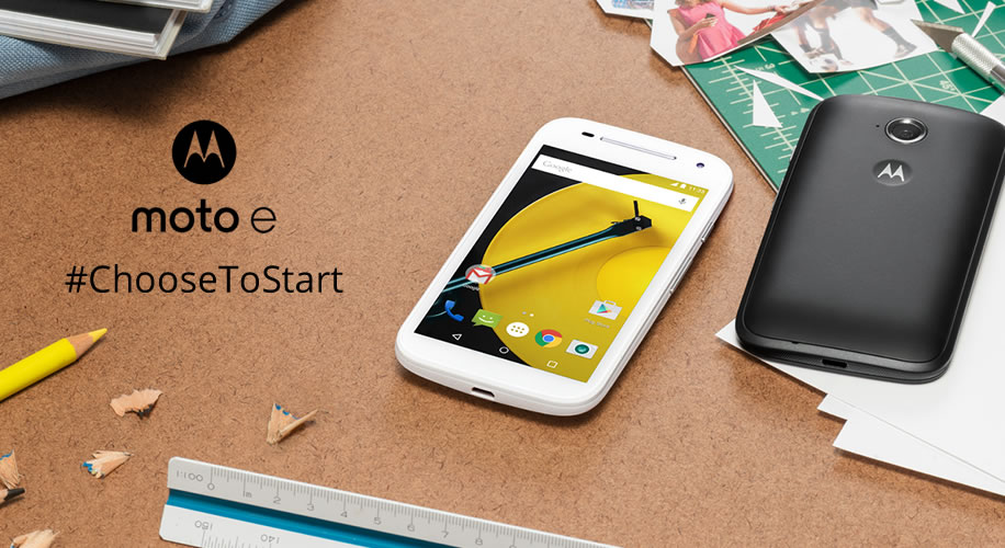 #ChooseToStart your smartphone journey with the all new Moto E 